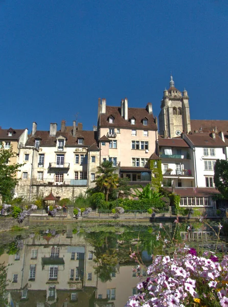Dle Agosto 2022 Visita Hermosa Ciudad Dle Franche Comt Borgoña —  Fotos de Stock
