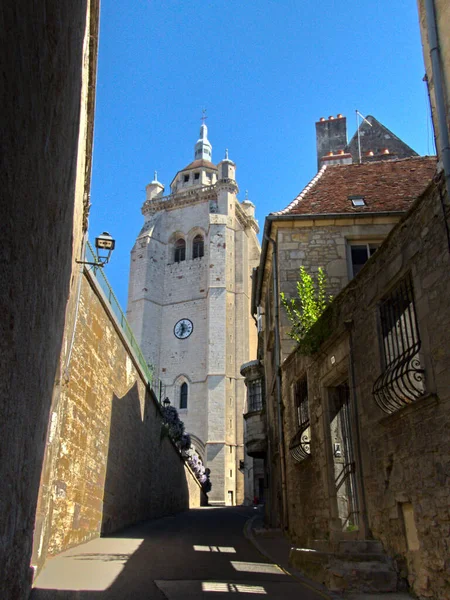 Dle August 2022 Visit Beautiful Town Dle Franche Comt Burgundy — Stock Photo, Image