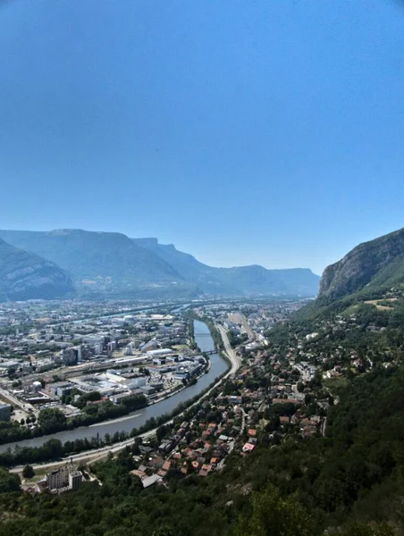 Grenoble Franciaország 2022 Június Látogasson Grenoble Gyönyörű Városába Alpok Közepén — Stock Fotó