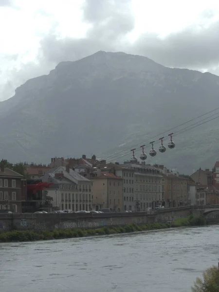 Grenoble France Juin 2022 Visite Belle Ville Grenoble Milieu Des — Photo