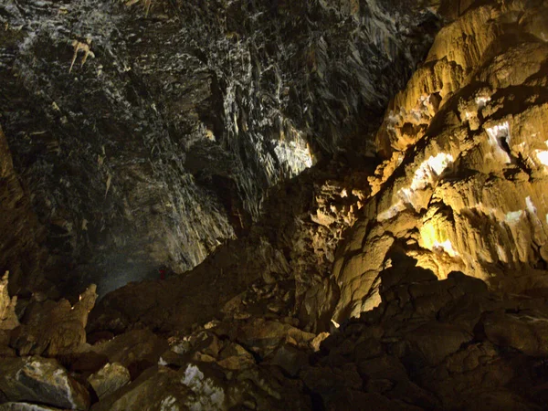 Валлорбе Швейцария Май 2022 Года Посетите Прекрасные Пещеры Вальорбе Швейцарии — стоковое фото