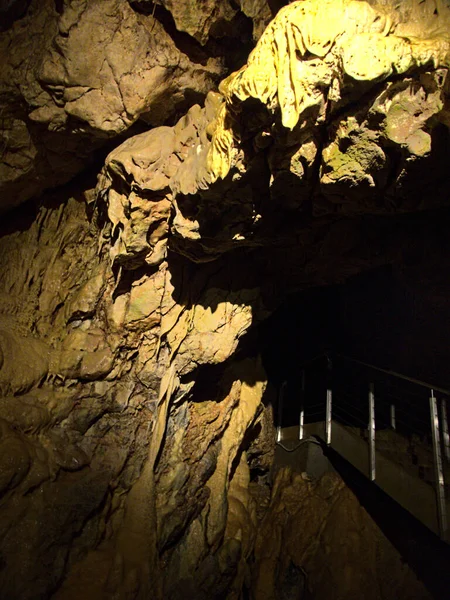 Валлора Швейцарія Травень 2022 Року Відвідайте Чудові Печери Валлора Швейцарія — стокове фото