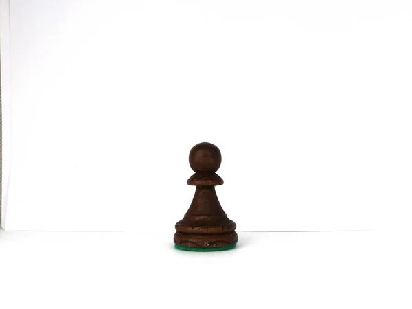 チェス ゲーム ポーン 隔離された ボード オブジェクト チェス盤 レジャー ゲーム スポーツ — ストック写真