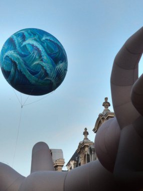 Lille, Eylül 2022: Flanders 'in başkenti Lille' in muhteşem cepheleri - Lille 3000 - UTOPIA