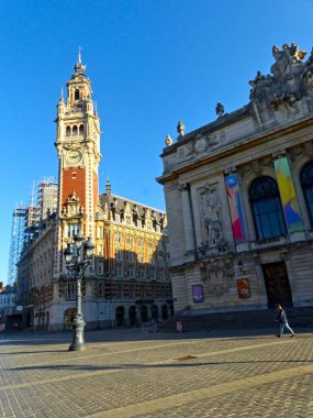 Lille, Eylül 2022: Flanders 'ın başkenti Lille' in muhteşem cepheleri - Tarih Anıtı: