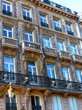 Lille, Eylül 2022: Flanders 'ın başkenti Lille' in muhteşem cepheleri