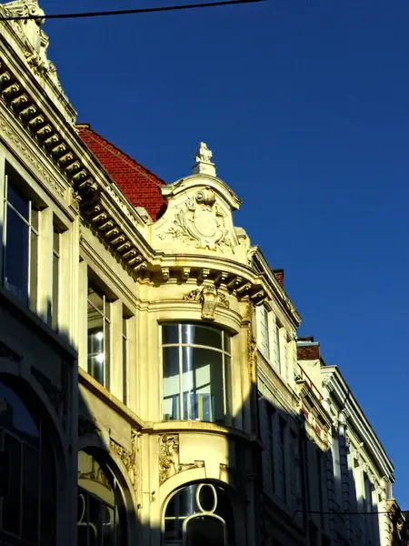 Lille September 2022 Magnificent Facades Buildings Lille Capital Flanders — Stock Photo, Image