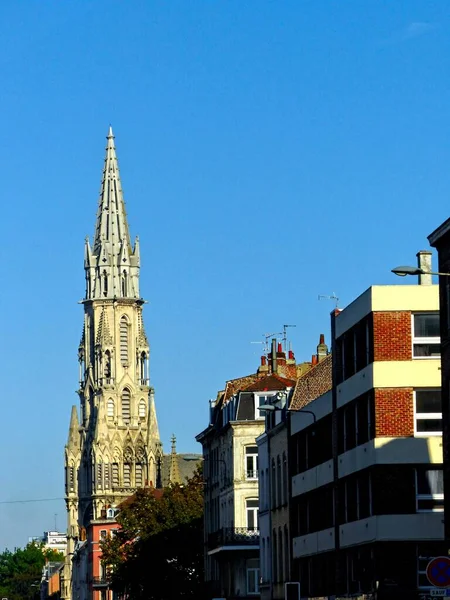 Lille Setembro 2022 Fachadas Magníficas Dos Edifícios Lille Capital Flandres — Fotografia de Stock