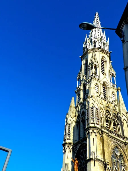 2022年9月リール フランダースの首都リールの建物の壮大なファサード 歴史的建造物 宗教的記念碑 — ストック写真