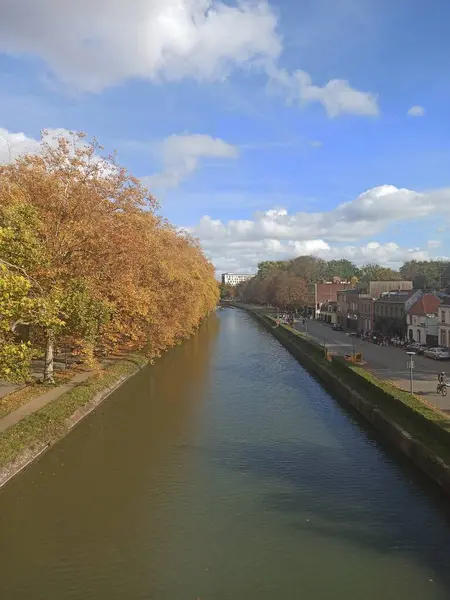 Lille Ekim 2022 Sonbahar Boyunca Flanders Başkenti Lille Güzel Yürüyüşler — Stok fotoğraf