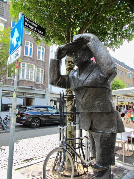 荷兰马斯特里赫特 2022年7月 参观美丽的马斯特里赫特市 多个雕塑的景观 — 图库照片