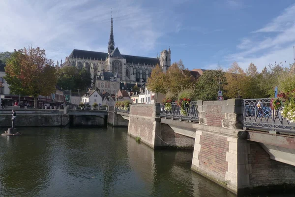 Fransa Nın Güzel Amiens Şehrini Ziyaret Edin — Stok fotoğraf