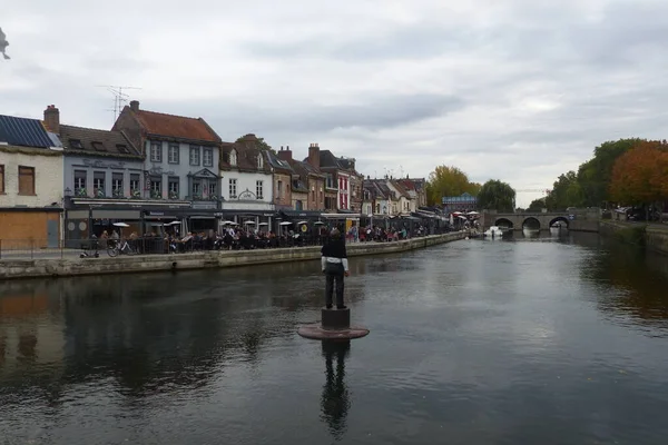 Επισκεφθείτε Την Όμορφη Πόλη Της Amiens Στη Γαλλία — Φωτογραφία Αρχείου