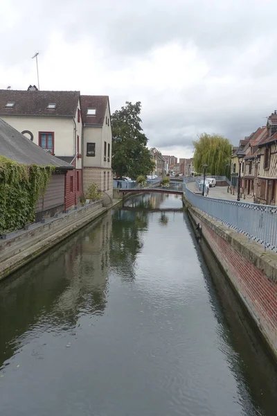 Látogasson Gyönyörű Város Amiens Franciaországban — Stock Fotó