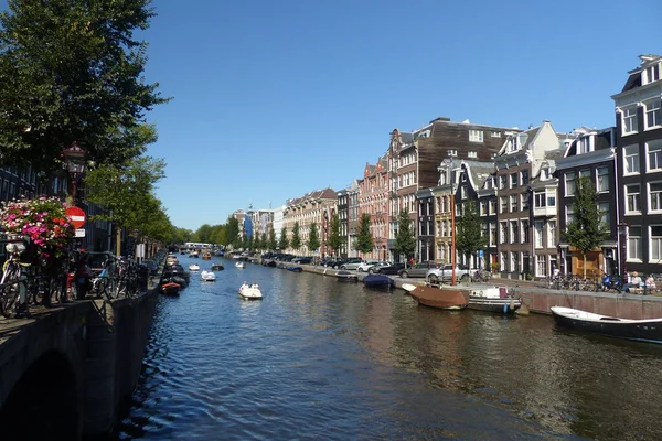 Ámsterdam Septiembre 2020 Visita Hermosa Ciudad Ámsterdam Los Países Bajos — Foto de Stock