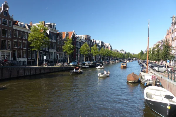 Амстердам Вересень 2020 Року Відвідайте Прекрасне Місто Амстердам Нідерландах — стокове фото