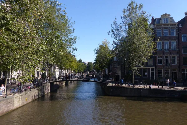 Amsterdam Eylül 2020 Hollanda Daki Güzel Amsterdam Şehrini Ziyaret Edin — Stok fotoğraf