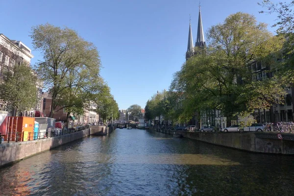 阿姆斯特丹 2020年9月 游览荷兰美丽的阿姆斯特丹 — 图库照片