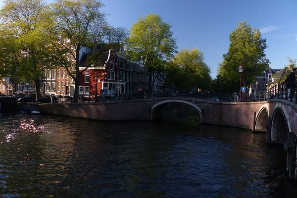 Ámsterdam Septiembre 2020 Visita Hermosa Ciudad Ámsterdam Los Países Bajos — Foto de Stock