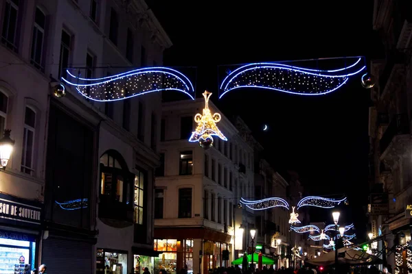 Brüssel Dezember 2021 Besuchen Sie Die Schöne Stadt Bruxelles Belgien — Stockfoto