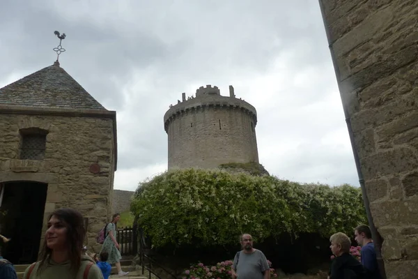 法国拉特堡 Fort Latte France 2019年8月 参观布列塔尼的拉特堡 Fort Latte 拉罗什 戈瓦城堡 — 图库照片