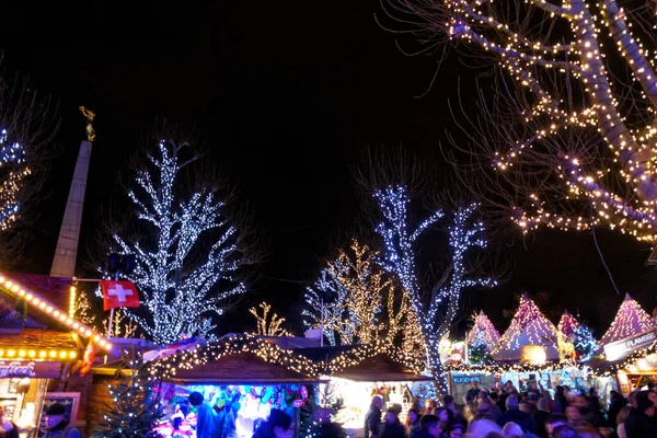 Luxembourg December 2019 Visit Beautiful City Luxembourg Festive Season — Stock Photo, Image