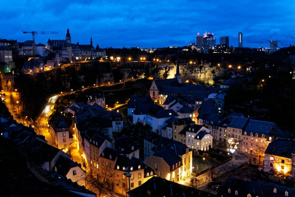 Luxembourg 2019 December Látogasson Luxemburg Gyönyörű Városába Ünnepi Szezonban — Stock Fotó
