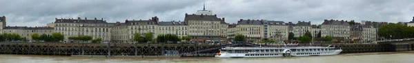 Wizyta Pięknym Mieście Nantes Wspaniały Zamek Książąt Bretanii — Zdjęcie stockowe