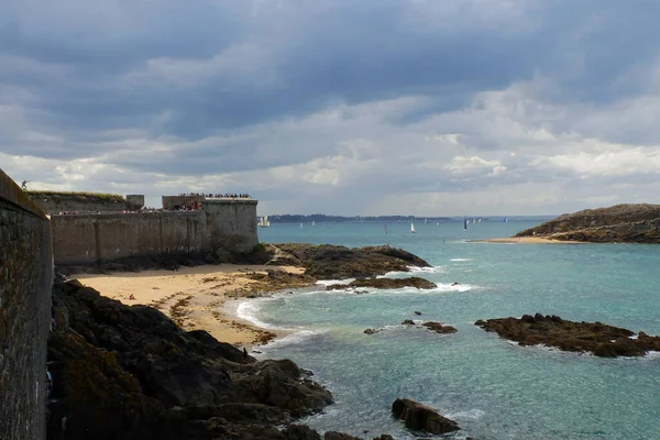 Saint Malo Frankrike Augusti 2019 Besök Kapellstaden Saint Malo Bretagne — Stockfoto