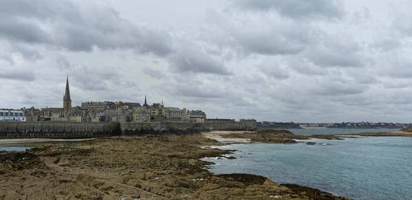 Saint Malo Francie Srpen 2019 Navštivte Privátní Město Saint Malo — Stock fotografie