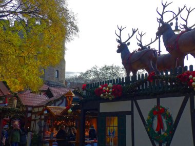 Köln, Ekim 2018: Almanya 'nın güzel Köln kentini ziyaret edin.