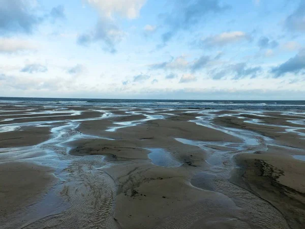 Опал Кост Вересень 2018 Відвідайте Прекрасні Пляжі Скелі Північної Франції — стокове фото