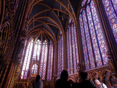 Paris, Fransa - Temmuz 2018: Sainte Chapelle
