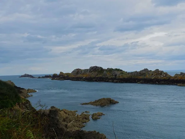 Point Groin France August 2018 Hike Point Groin Brittany Passage — 图库照片