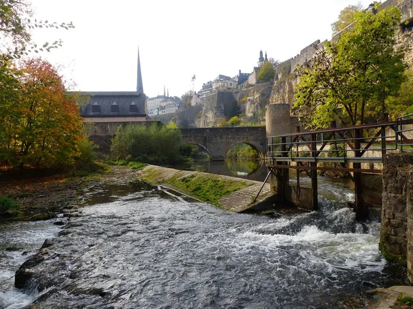 Люксембург Люксембург Октябрь 2018 Года Посетите Прекрасный Город Люксембург Через — стоковое фото