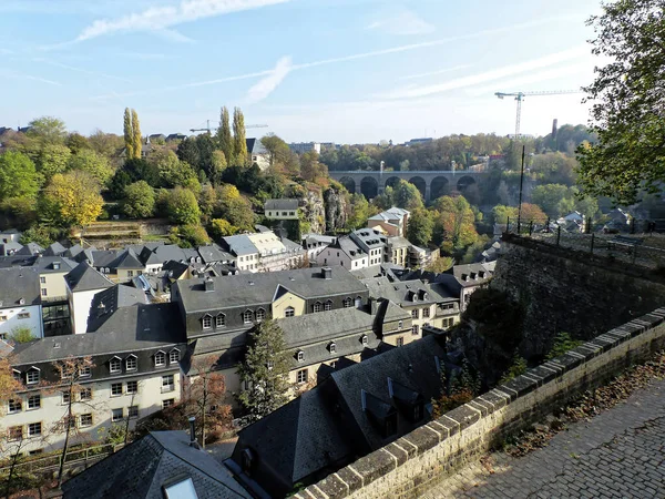 Luxembourg Luxembourg Octobre 2018 Visite Belle Ville Luxembourg Travers Les — Photo