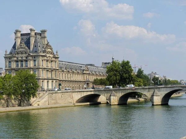 Paris France July 2018 Louvre Museum — стокове фото