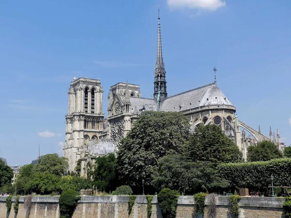 stock image Paris, France - July 2018: Notre Dame de Paris