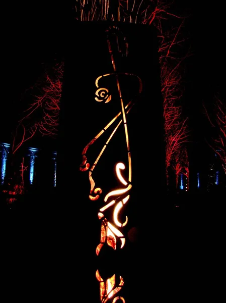 Oignies Γαλλία Δεκεμβρίου 2022 Φεστιβάλ Πυροτεχνημάτων Της Αγίας Βαρβάρας Φεστιβάλ — Φωτογραφία Αρχείου