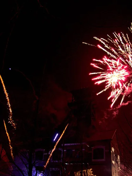 Oignies France Décembre 2022 Saint Barbara Day Fireworks Festival Festival — Photo