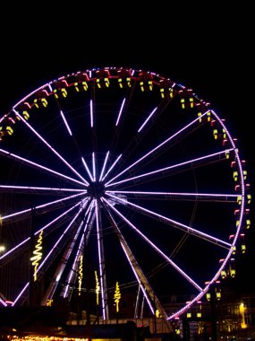 Gand, Aralık 2022: Festival döneminde Belçika 'nın güzel şehri Gand' i ziyaret edin