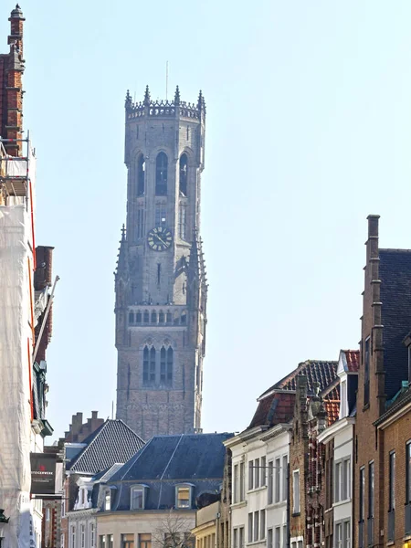 Bruges April 2023 Magnificents Facades Building Bruges North Venice — 스톡 사진