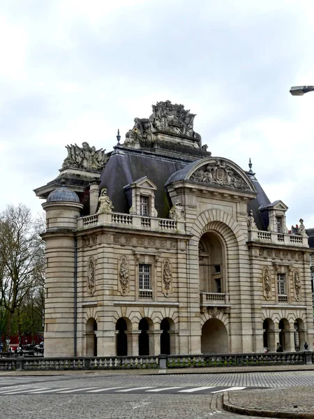 Lille París 2023 Magníficas Fachadas Los Edificios Lille Capital Flandes — Foto de Stock