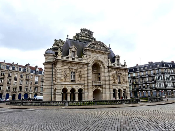 Lille Paris 2023 Façades Majestueuses Des Bâtiments Lille Capitale Flandre — Photo