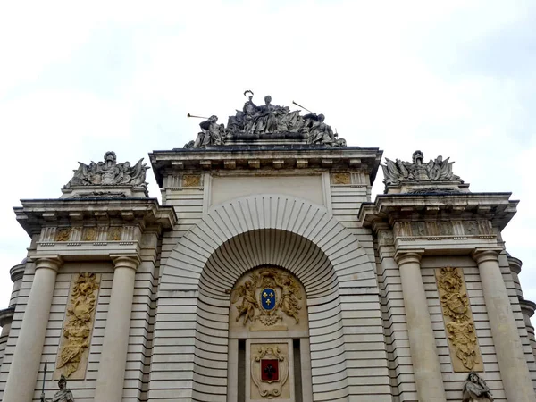 Лілль Париж 2023 Чудові Фасади Будівель Лілля Столиці Фландрії Історичний — стокове фото