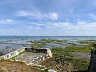 Saint-Martin-de-R, Ağustos 2024 Fransa 'nın Atlantik kıyısındaki Ile de R' deki güzel Saint-Martin-de-R kasabasını ziyaret edin..