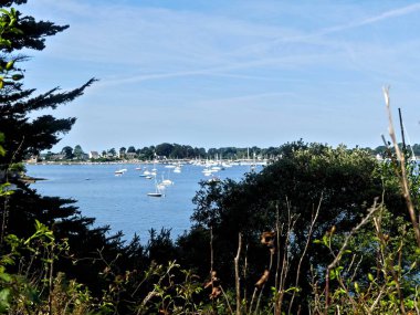 Ile-aux-Moines, Ağustos 2025: Brittany 'deki Morbihan Körfezi' nde Ile-aux-Moines civarında yürüyüş