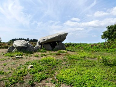 Ile-aux-Moines, Ağustos 2025: Brittany 'deki Morbihan Körfezi' nde Ile-aux-Moines civarında yürüyüş
