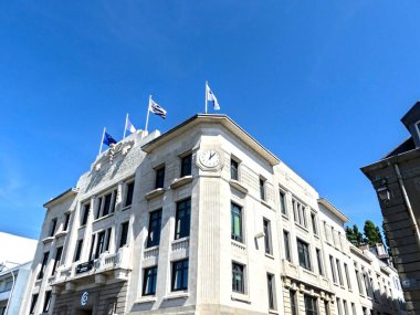 Lorient, Ağustos 2025 - Brittany 'deki güzel Lorient şehrini ziyaret edin - liman manzarası