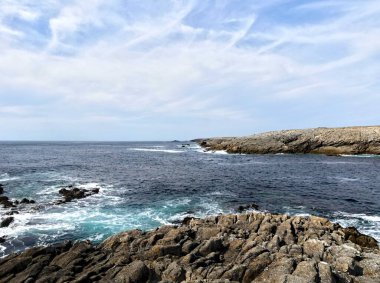 Quiberon, Ağustos 2025: Britanya 'nın Morbihan Körfezi' nde Quiberon yarımadasında yürüyüş